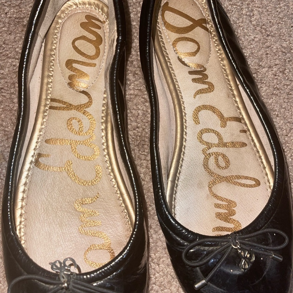 Sam Edelman Black Flats - Picture 7 of 17
